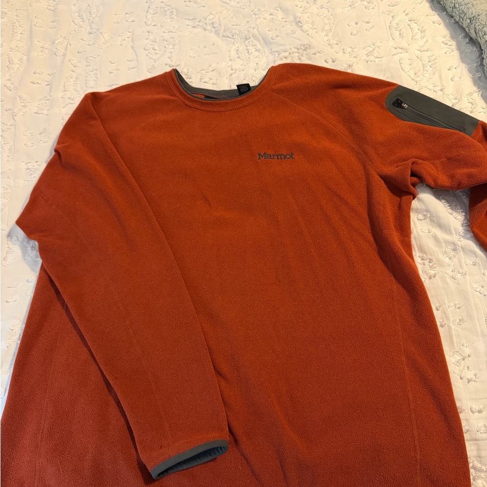 Marmot Men's Burnt Orange Crewneck